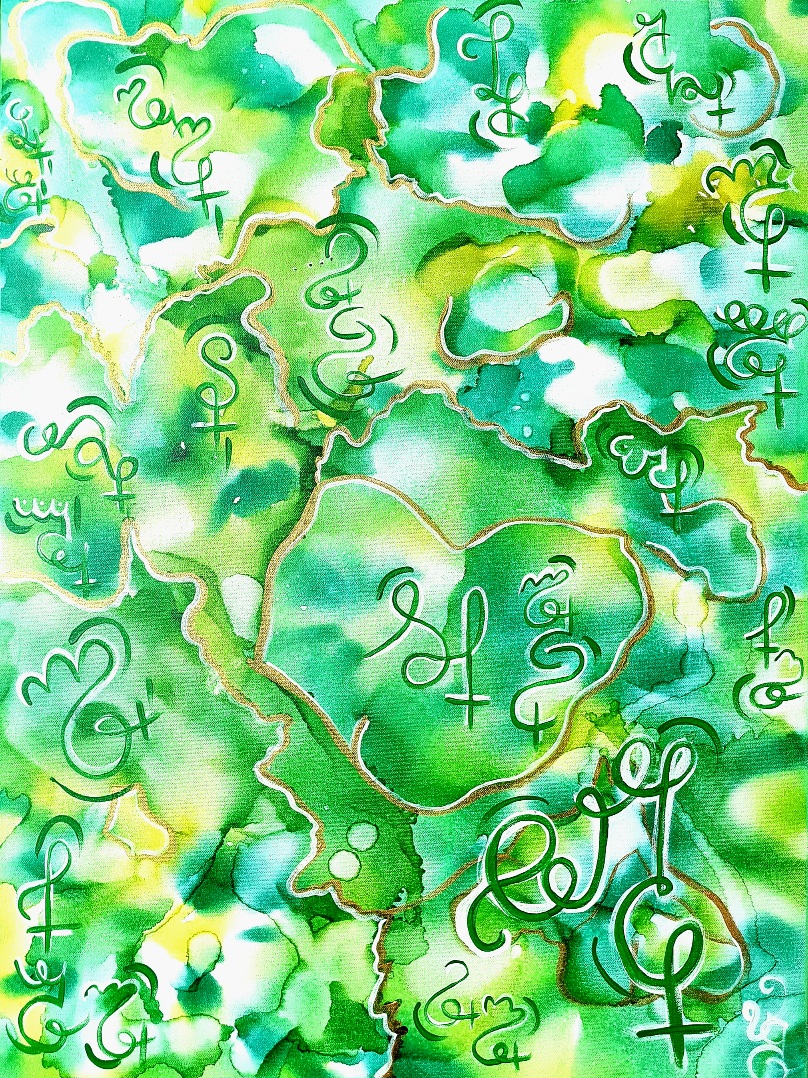 Peintures énergétiques et vibratoires : l’art sacré et incarné de Valérie